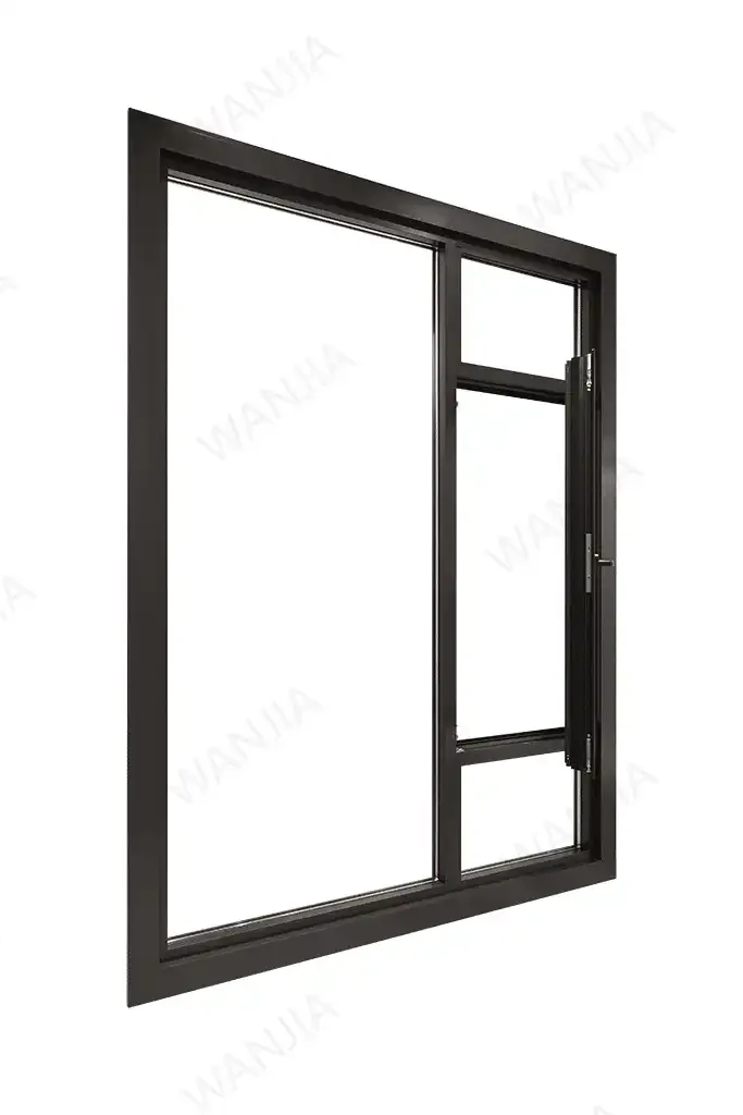 aluminum clad wood tilt and turn windows, WANJIA Hiseng